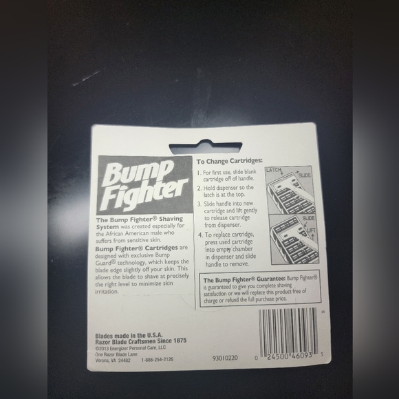 Bumpfighter Cartridges (5 counts) For Use with the Bumpfighter Razor handle. - Picture 4 of 6